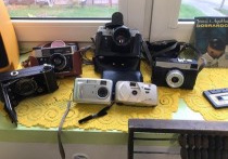 wystawa starych aparatów fotograficznych
