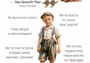 rysunki dzieci i krótkie informacje czego nie można robić